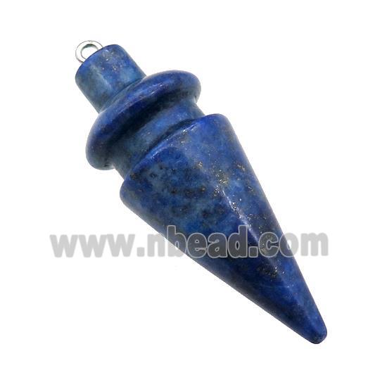 Natural Blue Lapis Lazuli Pendulum Pendant