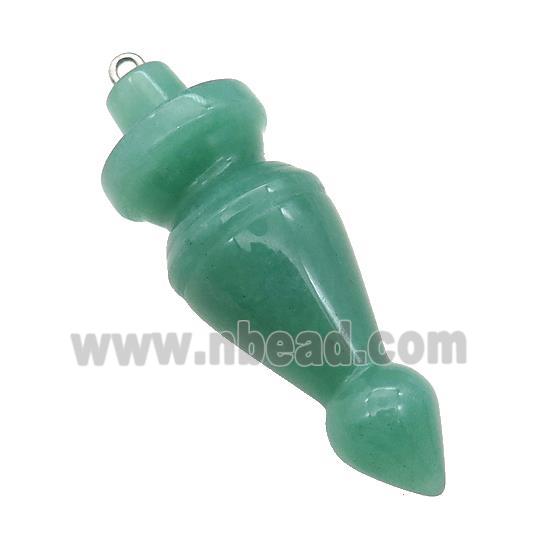 Natural Green Aventurine Pendulum Pendant