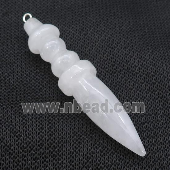 Natural Clear Quartz Pendulum Pendant