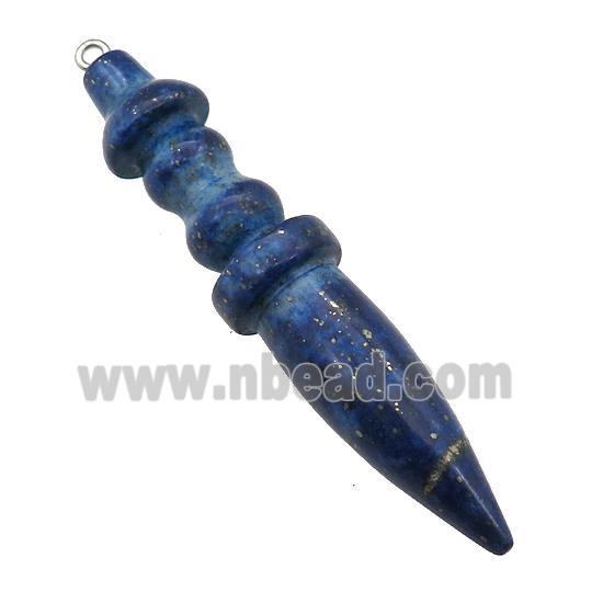 Natural Blue Lapis Lazuli Pendulum Pendant