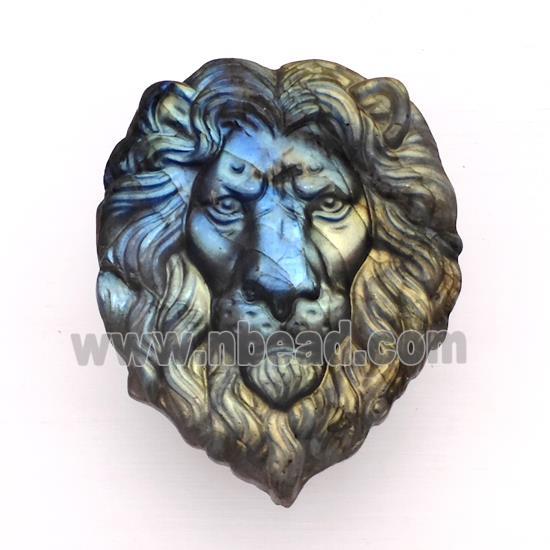 Labradorite Lion Charms Pendant