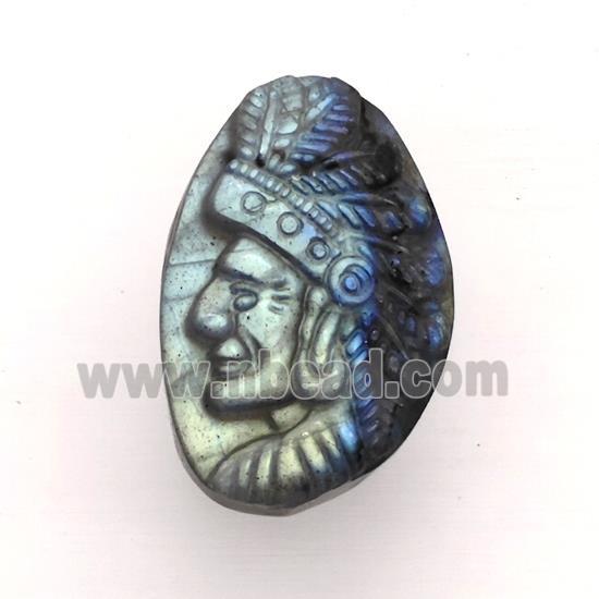 Tribal Chief Charms Labradorite Pendant