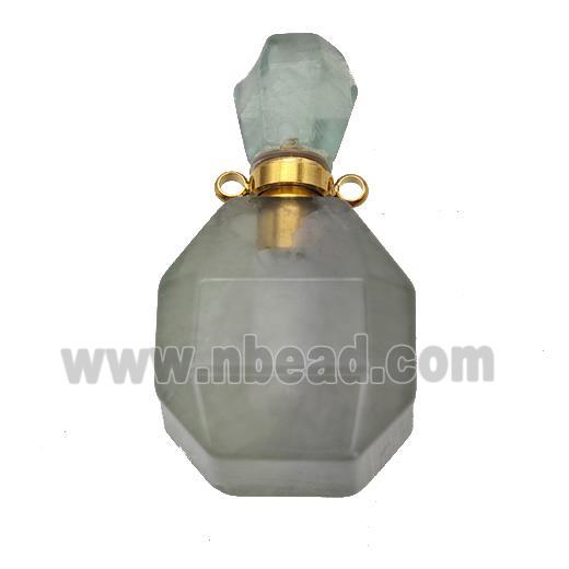 Natural Green Aventurine Perfume Bottle Pendant