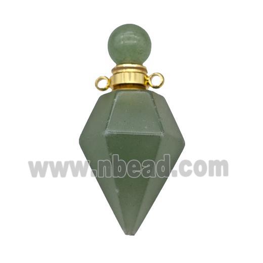 Natural Green Aventurine Perfume Bottle Pendant