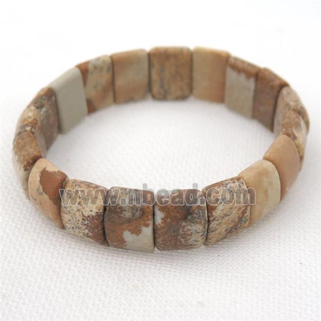 Picture Jasper Bracelets, stretchy