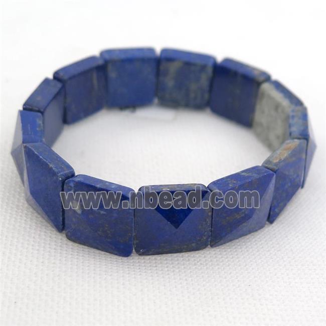 natural Lapis Bracelets, stretchy