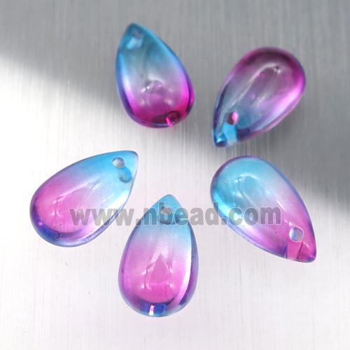 crystal glass teardrop beads