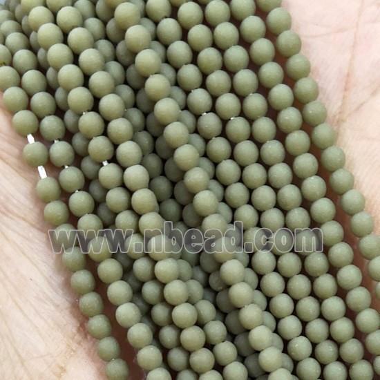 Glass Seed Beads Round Matte