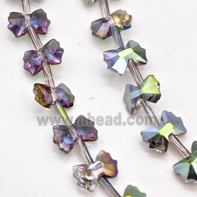 Chinese Crystal Glass Bow Beads