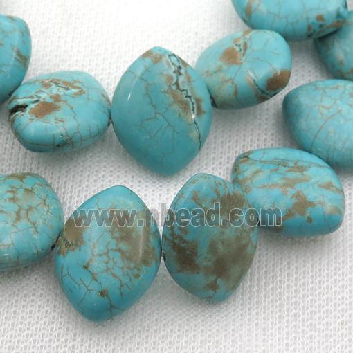 Magnesite Turquoise beads, horseeye