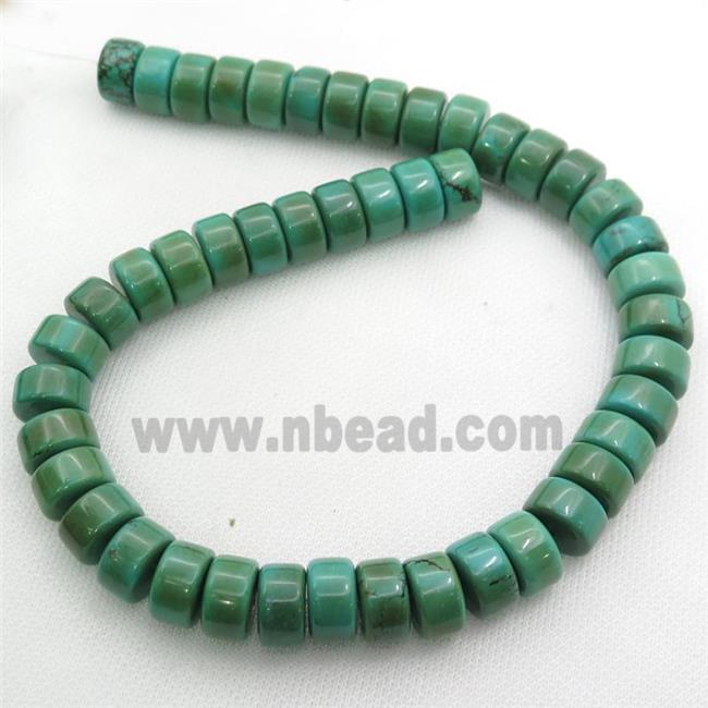 green Sinkiang Turquoise heishi beads