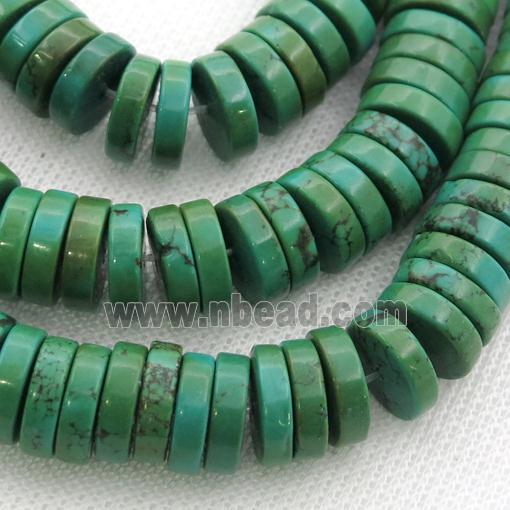 green Sinkiang Turquoise heishi beads