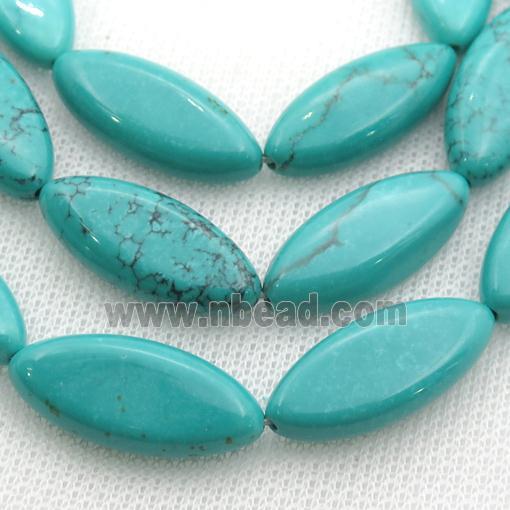 Sinkiang Turquoise oval beads