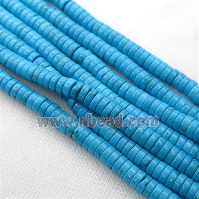 blue Sinkiang Turquoise heishi beads