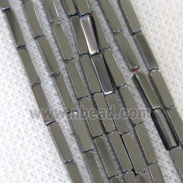 black Hematite cuboid beads