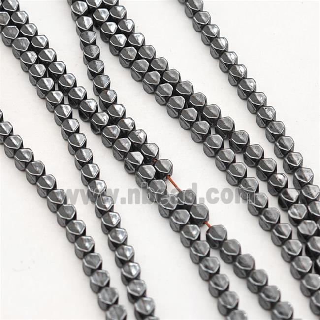 Black Hematite Carambola Beads