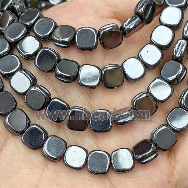 Black Hematite Square Beads