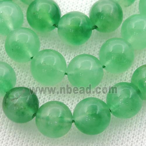 Dichromatic Spong Jade Beads, round