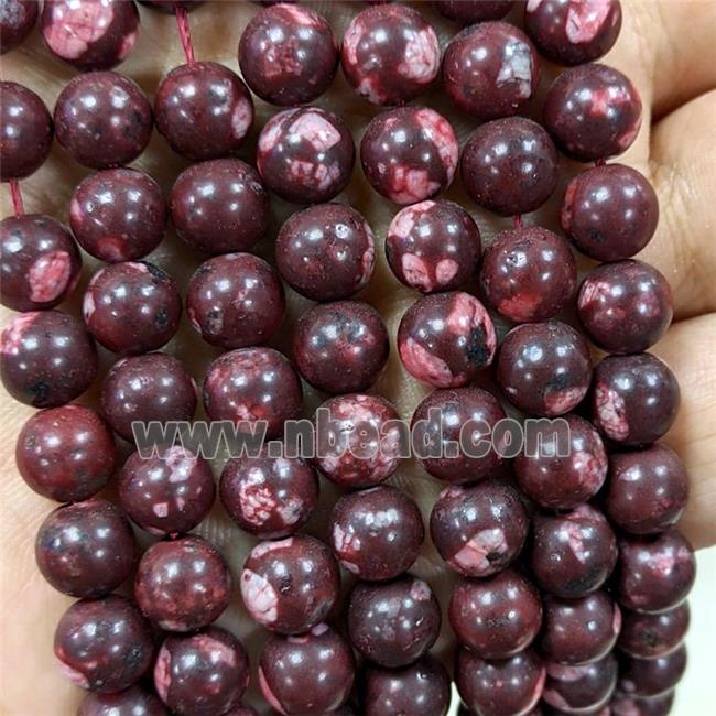 Jade Beads Dye Smooth Round