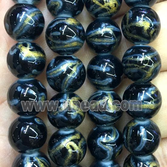 round Lampwrok Glass Beads