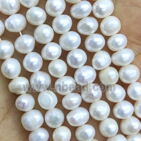 white Freshwater Pearl Beads