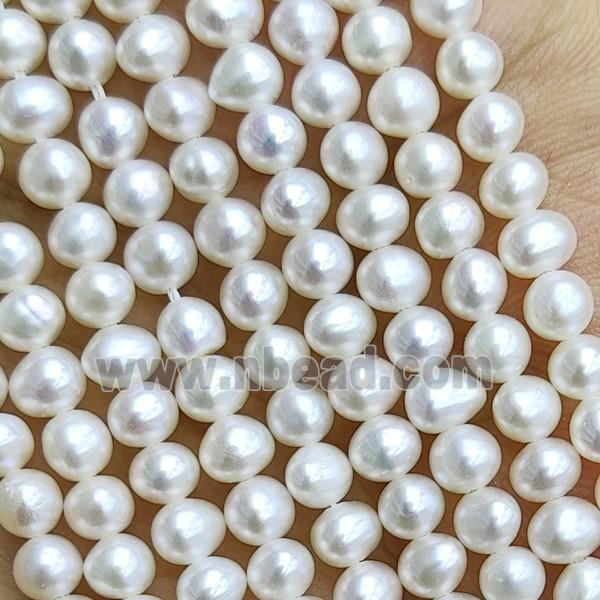 white Freshwater Pearl Beads