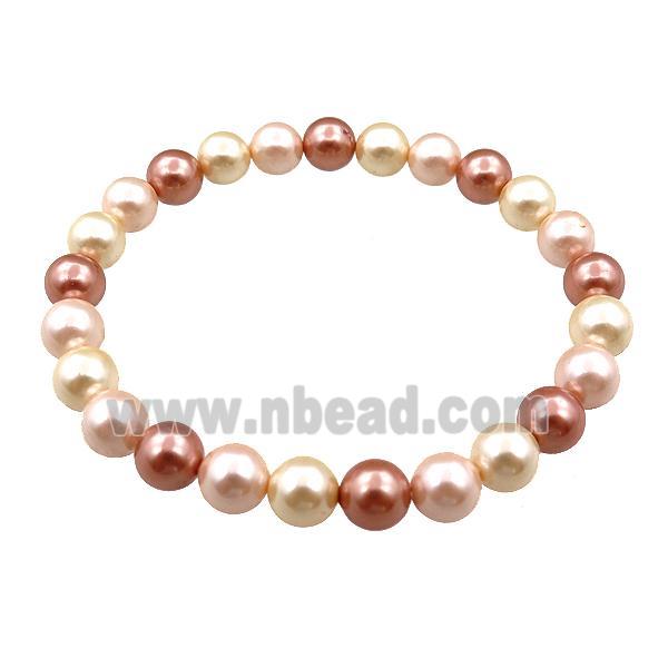 pearlized shell bracelet