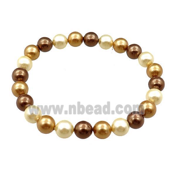 pearlized shell bracelet