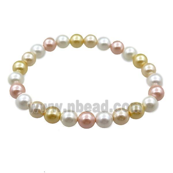 pearlized shell bracelet