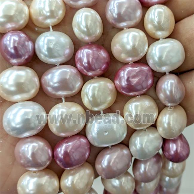 Pearlized Shell Potato Beads Mixed Color