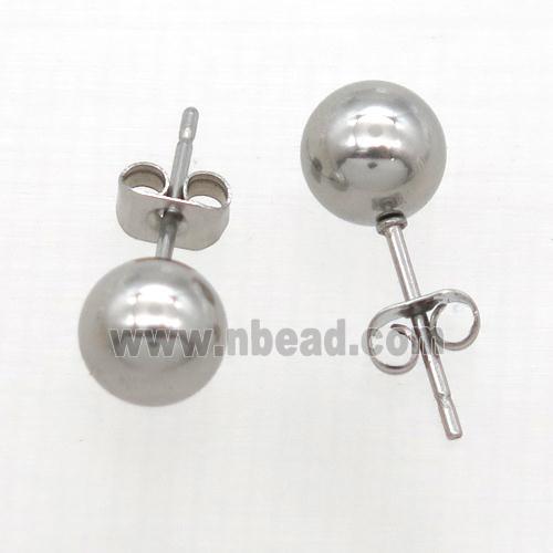 raw stainless steel Stud Earrings