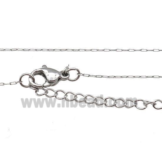 Raw Stainless Steel Necklace Chain