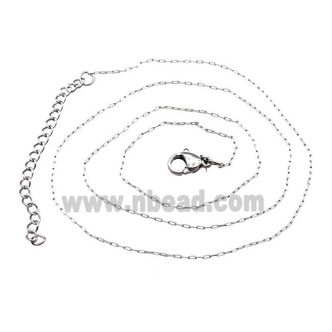 Raw Stainless Steel Necklace Chain