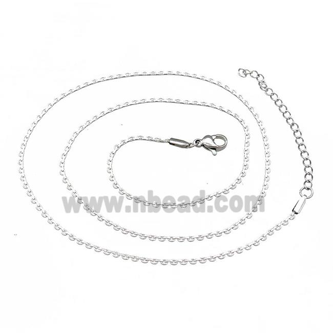 Raw Stainless Steel Necklace Chain