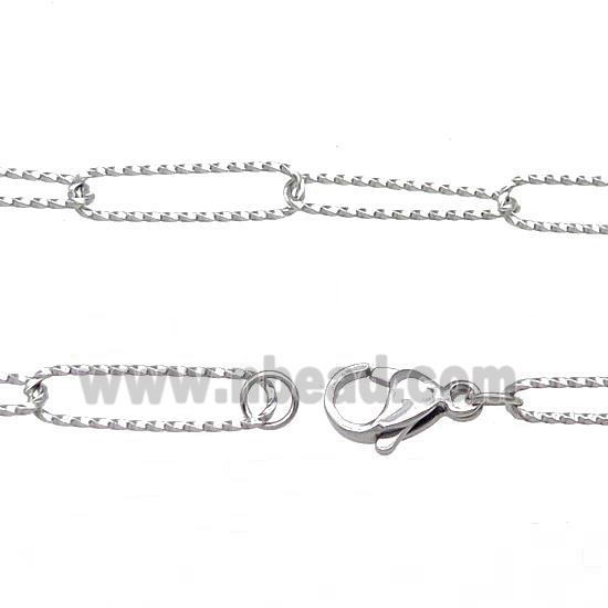 Raw Stainless Steel Necklace Chain