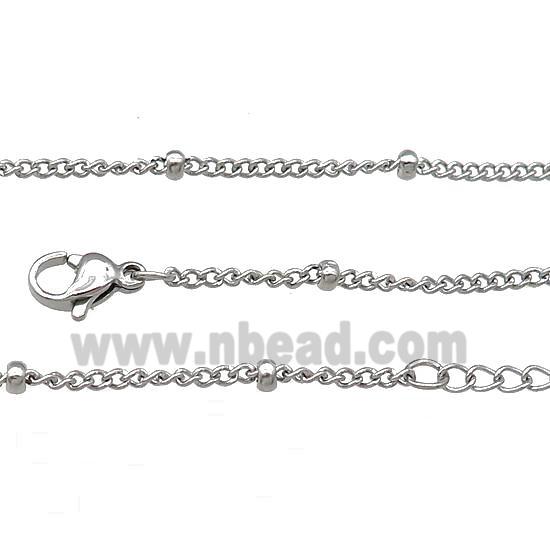 Raw Stainless Steel Necklace Chain