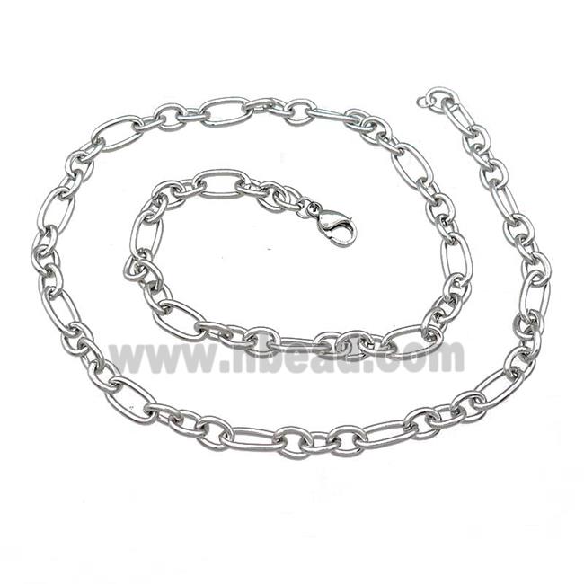 Raw Stainless Steel Necklace Chain