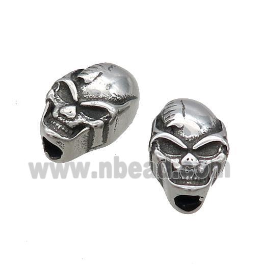 Stainless Steel Skull Beads Paracord Antique Silver