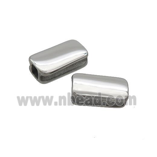 Raw Stainless Steel Tube Beads Large Hole