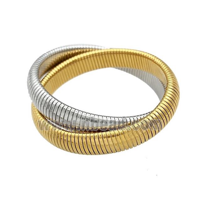 Stainless Steel Bracelet Gold Plated