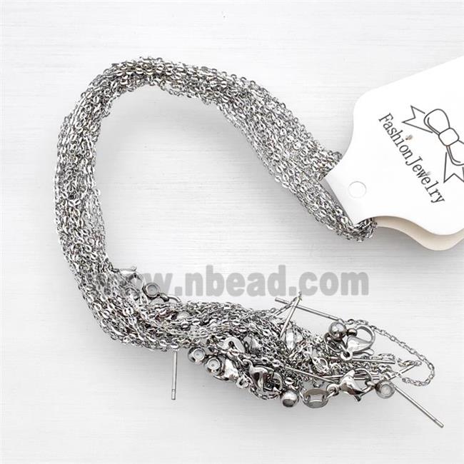 Raw Stainless Steel Necklace Chain