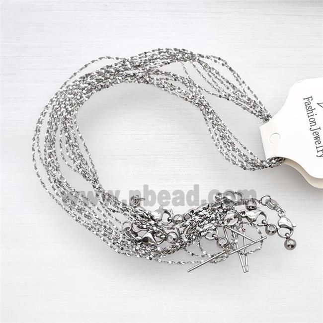 Raw Stainless Steel Necklace Chain