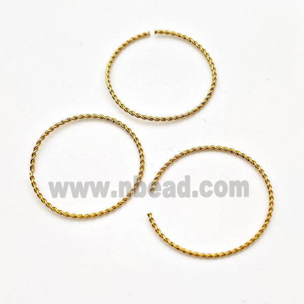 Stainless Steel Rings Gold Plated