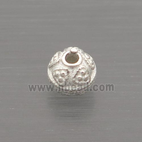 Sterling Silver Round Beads