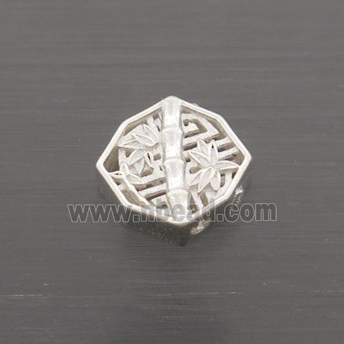 Sterling Silver Beads Bamboo