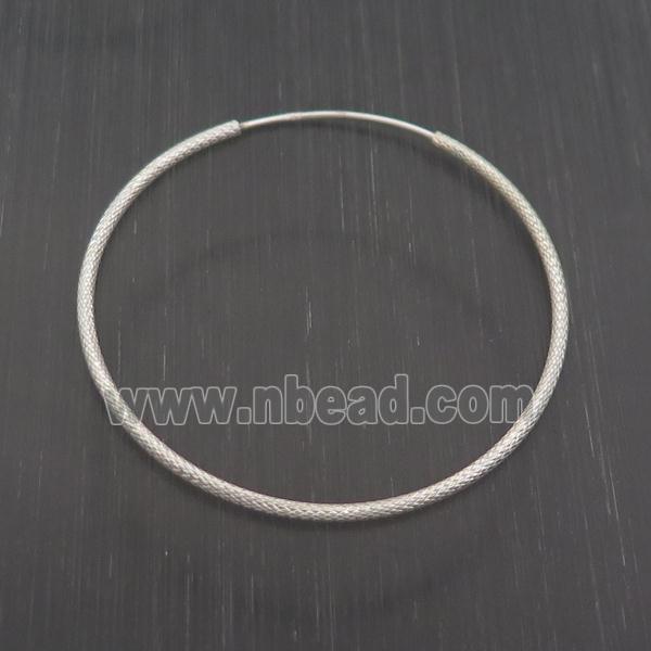 Sterling Silver Hoop Earring