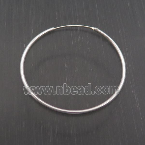 Sterling Silver Hoop Earring