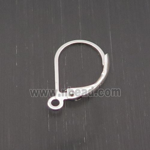 Sterling Silver Latchback Earring