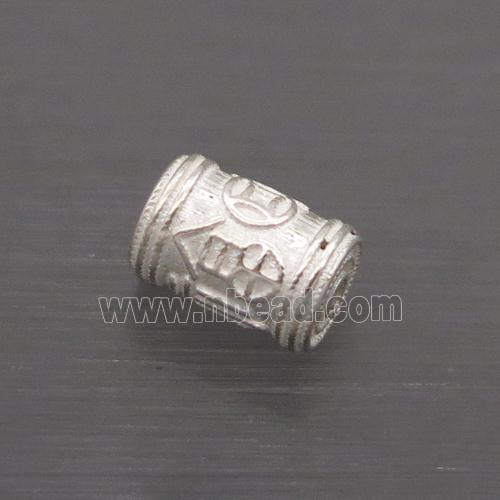 Sterling Silver Beads Tube