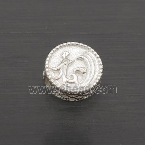 Sterling Silver Beads Button